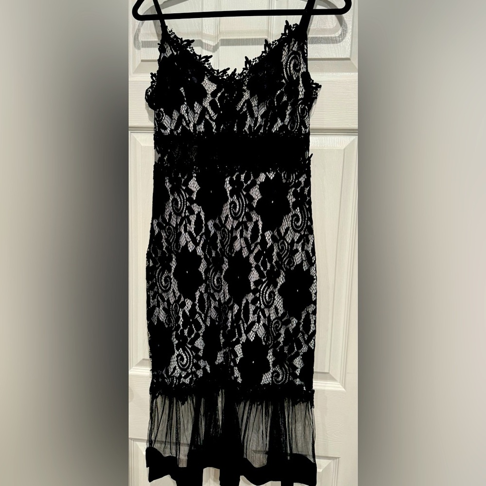 Black and White Cocktail Dress
